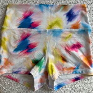 Fleo Multicolor High-Waisted Women's Shorts
